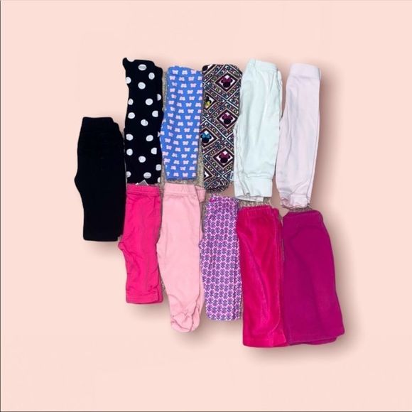 Baby Girl Pants (x11) - Picture 1 of 12